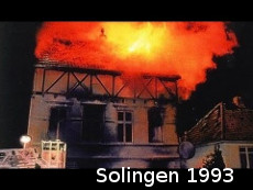 Brand in Solingen 1993