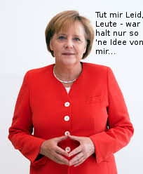 Merkel Sorry