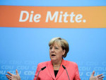 Merkel in der Mitte